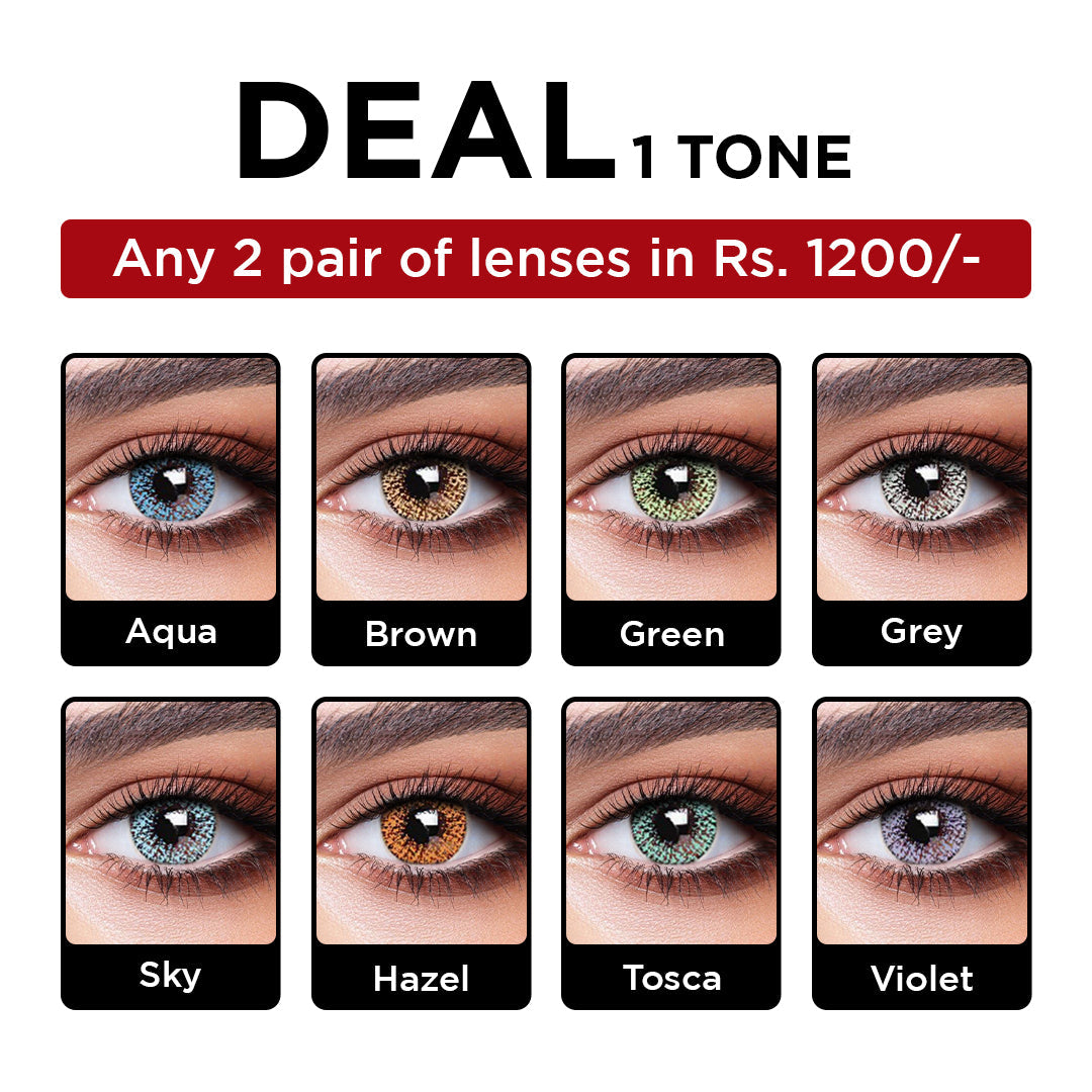 Buy Any 2 Pair Of Lenses in 1200 1Tone