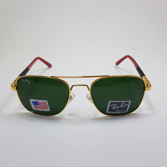 Rayban-RB22125-Premium-Diamond Hard Glass Lens-Metal-Sunglasses-Anti Scratch