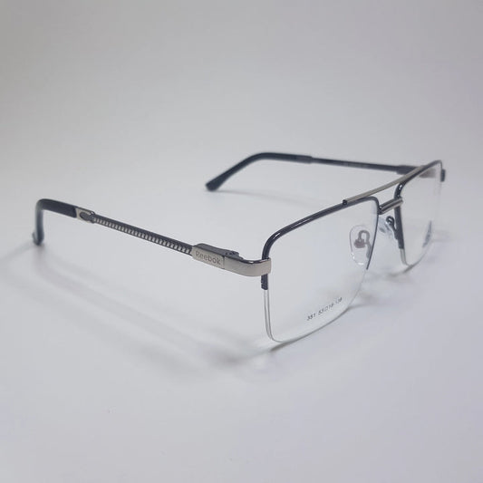 Reebok-351 Metal Eyeglasses Metal Half Rim Frame Unisex
