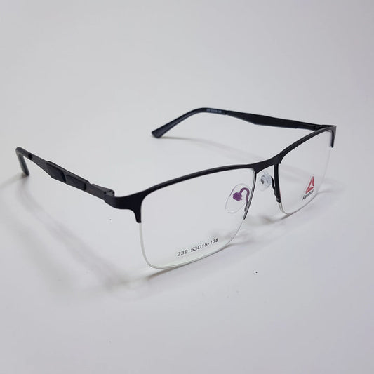 Reebok 239 Eyeglasses Half Rimless Frame Unisex