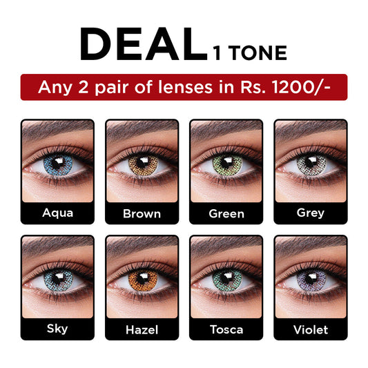 Buy Any 2 Pair Of Lenses in 1200 1Tone
