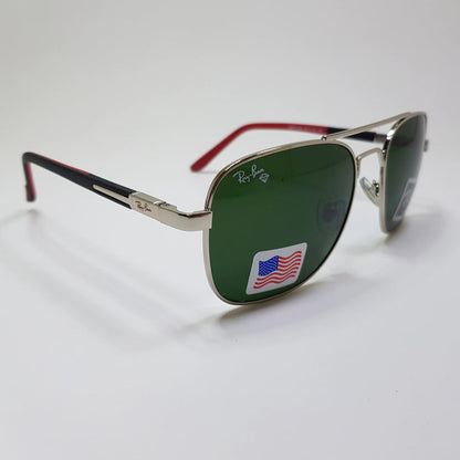 Rayban-RB22125-Premium-Diamond Hard Glass Lens-Metal-Sunglasses-Anti Scratch