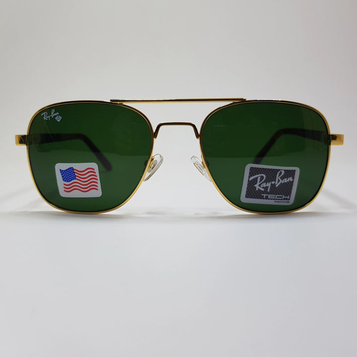 Rayban-RB22125-Premium-Diamond Hard Glass Lens-Metal-Sunglasses-Anti Scratch