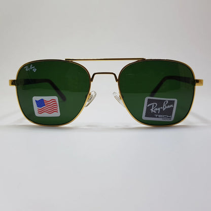 Rayban-RB22125-Premium-Diamond Hard Glass Lens-Metal-Sunglasses-Anti Scratch