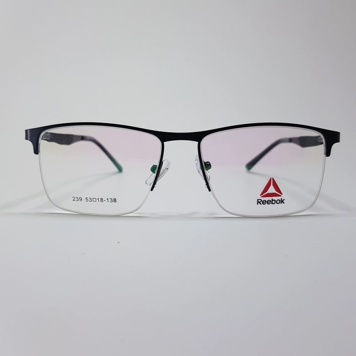 Reebok 239 Eyeglasses Half Rimless Frame Unisex