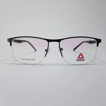 Reebok 239 Eyeglasses Half Rimless Frame Unisex