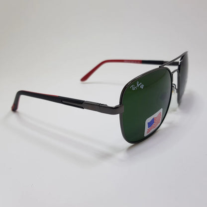 Rayban-RB22125-Premium-Diamond Hard Glass Lens-Metal-Sunglasses-Anti Scratch