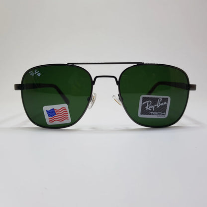 Rayban-RB22125-Premium-Diamond Hard Glass Lens-Metal-Sunglasses-Anti Scratch