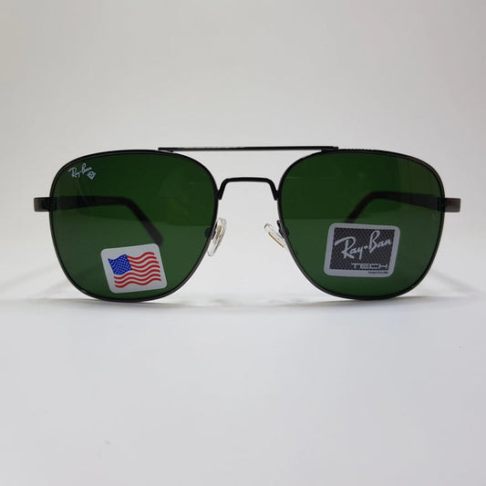Rayban-RB22125-Premium-Diamond Hard Glass Lens-Metal-Sunglasses-Anti Scratch